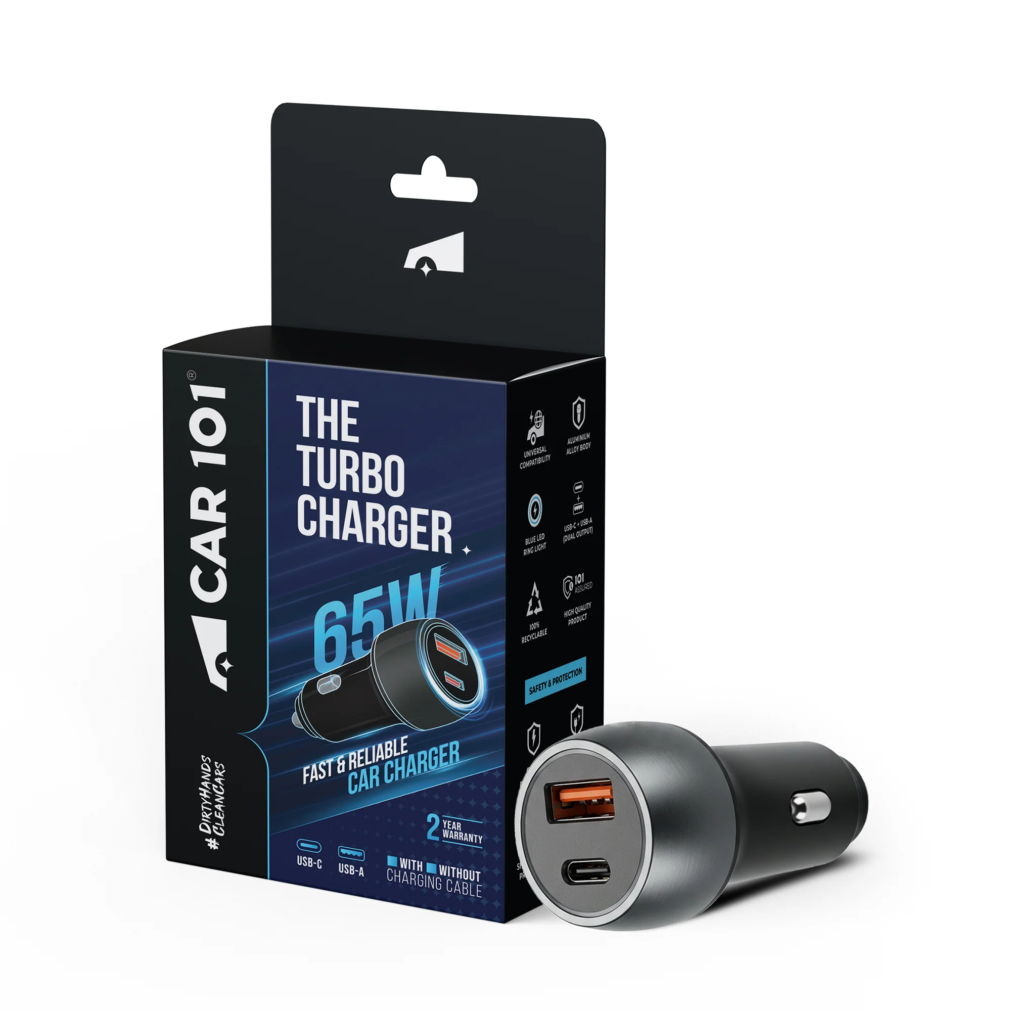 CAR101 Turbo Fast 65W Car Charger - Image 2