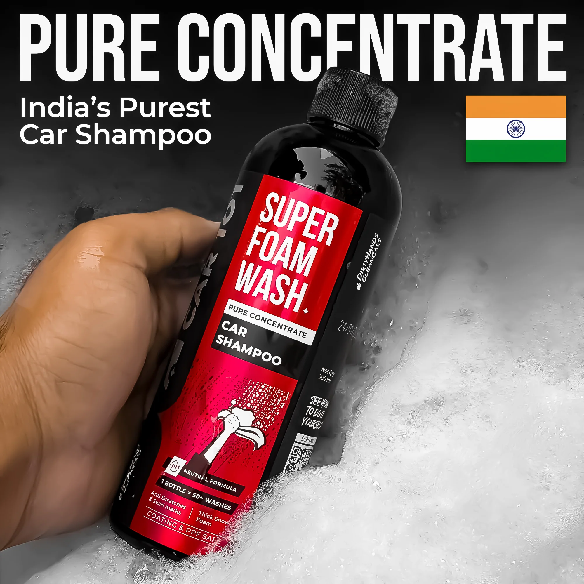 CAR101 Super Foam Wash Car Shampoo | Cleans & Conditions | Pure Concentrate (1:600) - Image 8