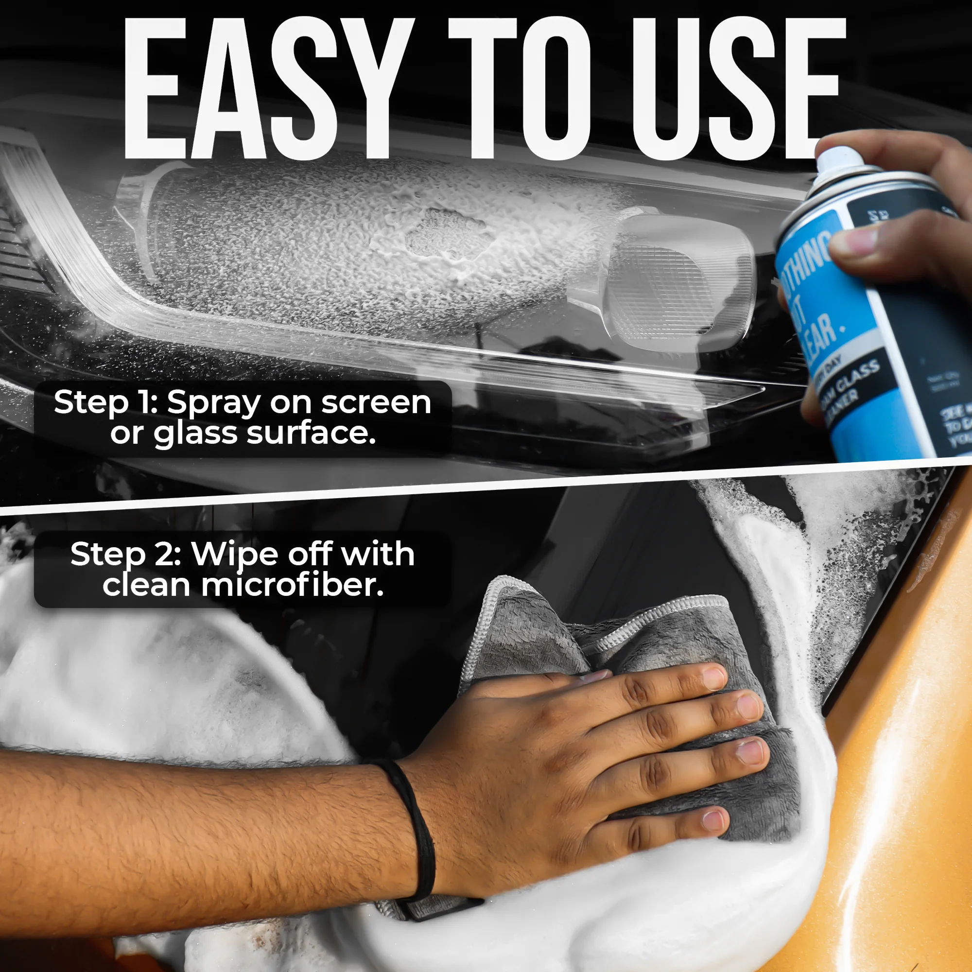 CAR 101 Foam Glass Cleaner 500ml - Image 6