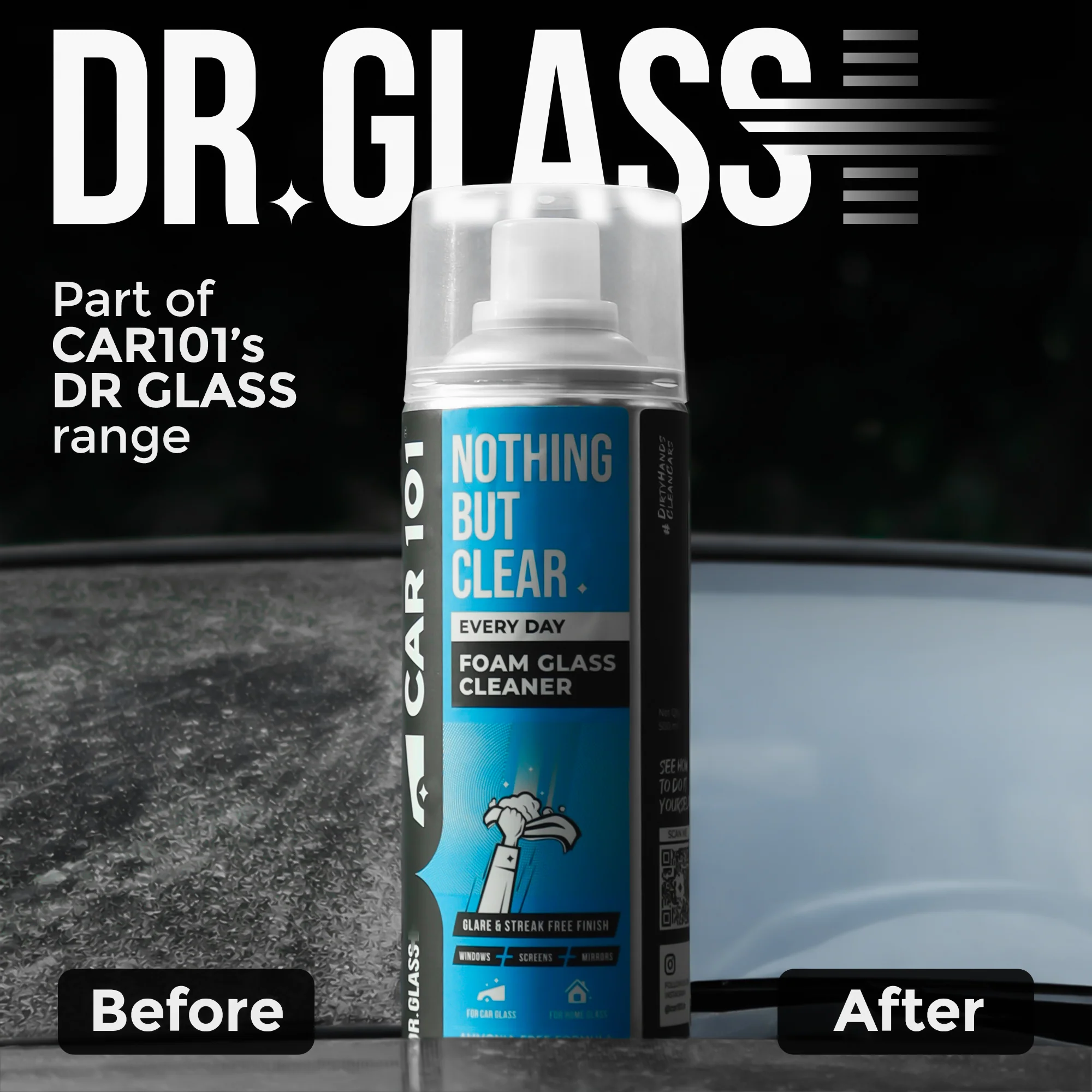 CAR 101 Foam Glass Cleaner 500ml - Image 7