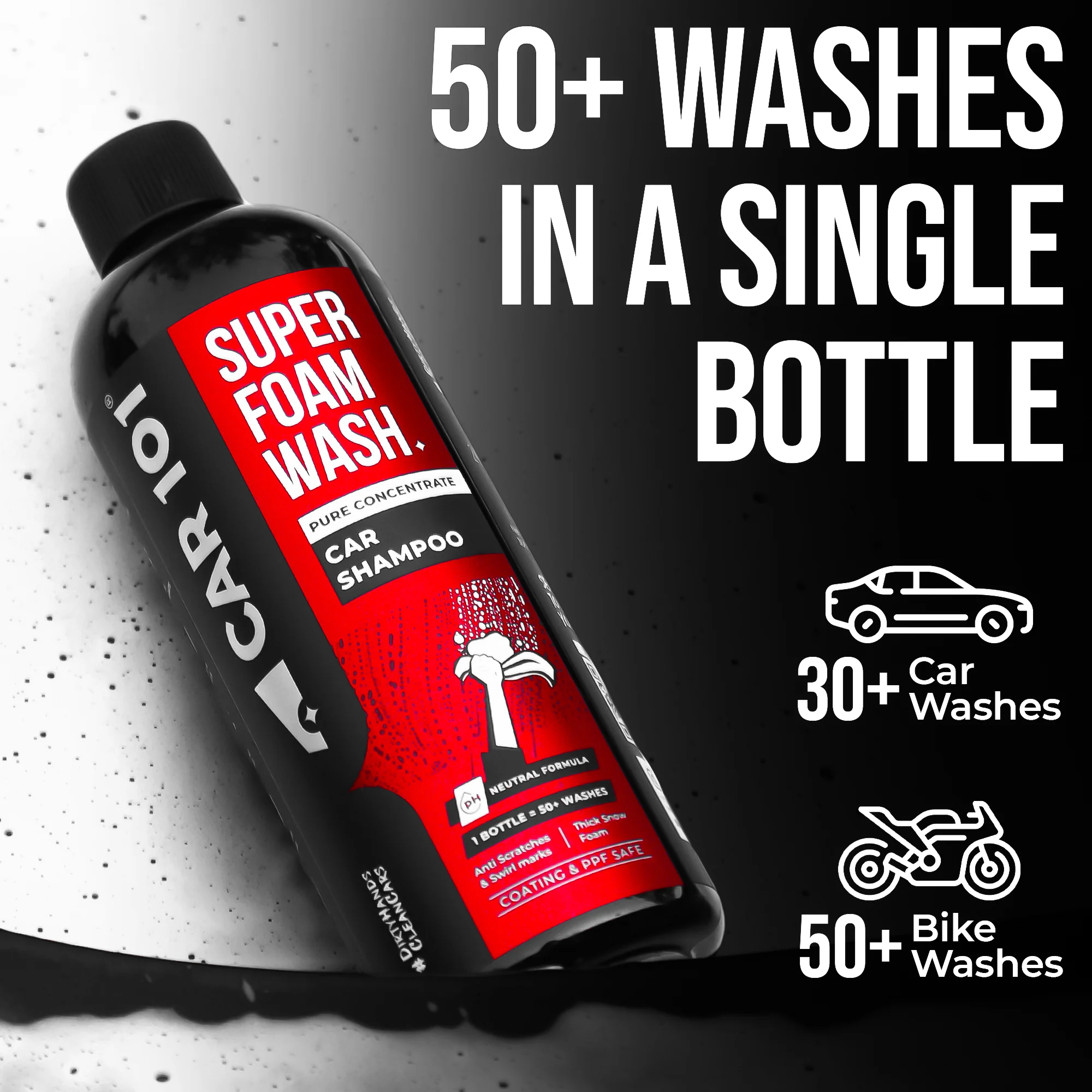 Ultimate Foam Sprayer Kit - Car Washer + Ceramic & Foam Shampoo - Image 7