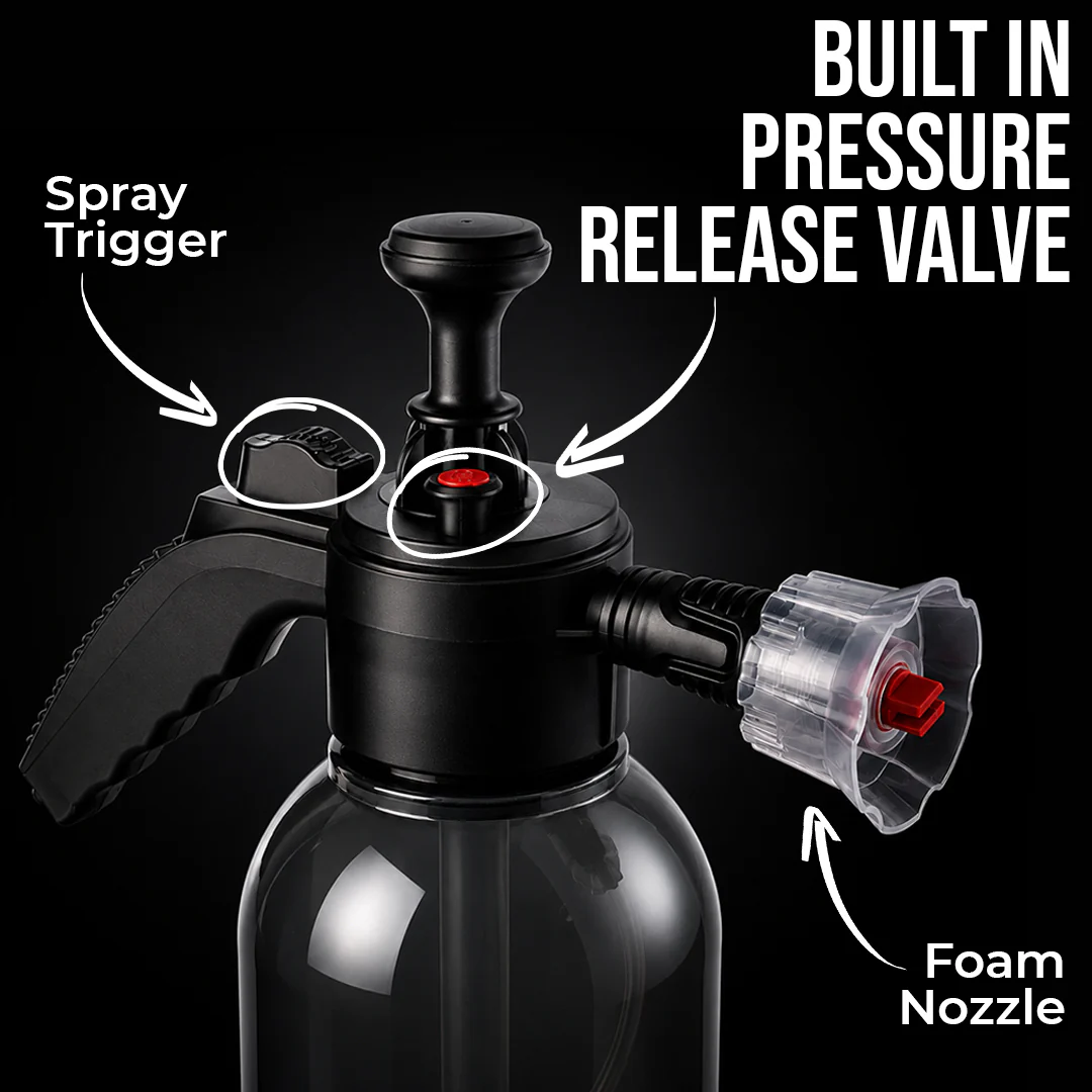 Foaming Sprayer | Multipurpose Sprayer 2L | Adjustable Nozzle | For Gardening, Car & Bike Wash - Image 7