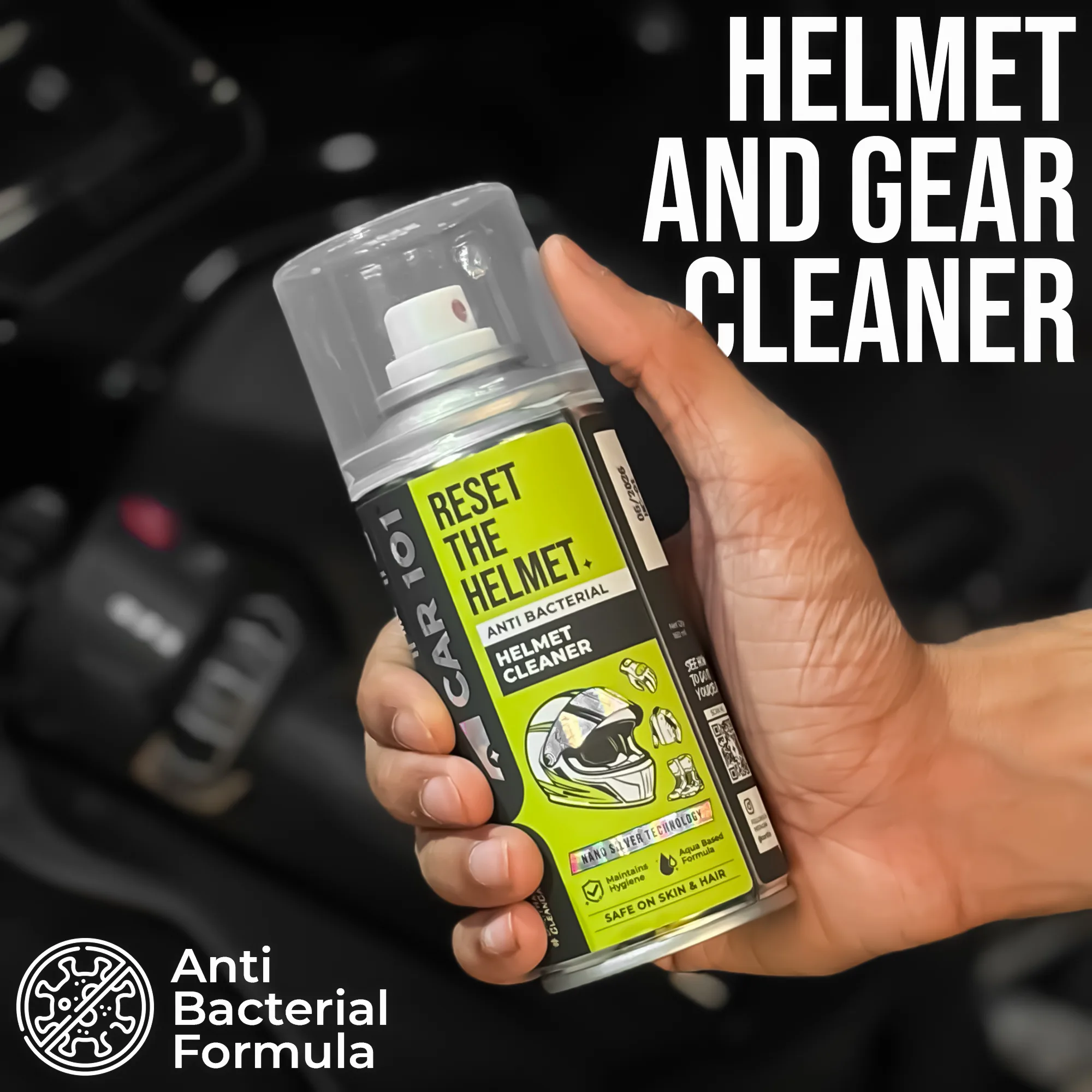 Helmet & Gear Cleaner with Microfiber towel - Image 2