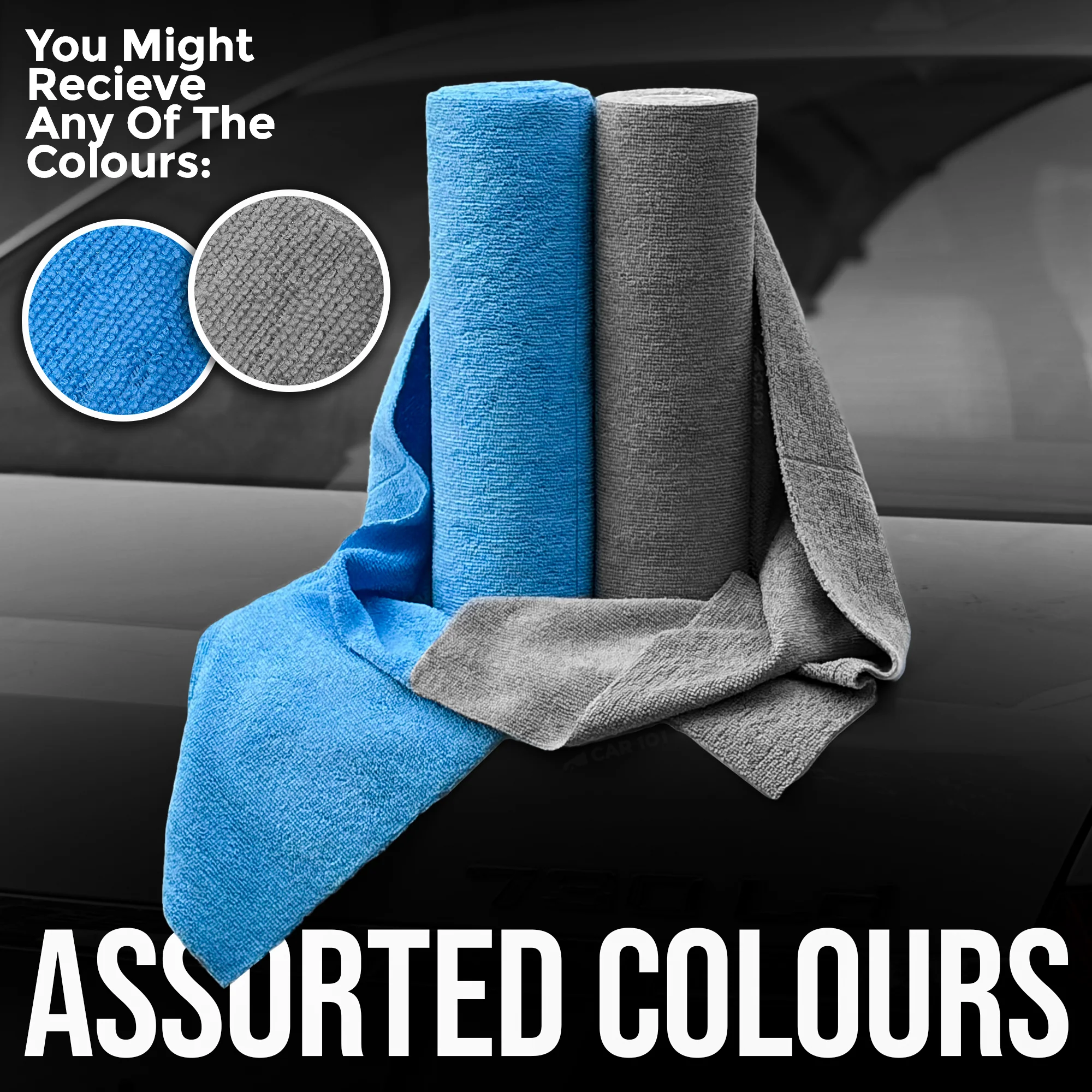 CAR101 Rip Rolls | 220 GSM Microfiber Towel Roll | 20 Units/Roll of tearable & reusable microfibre towels. - Image 10